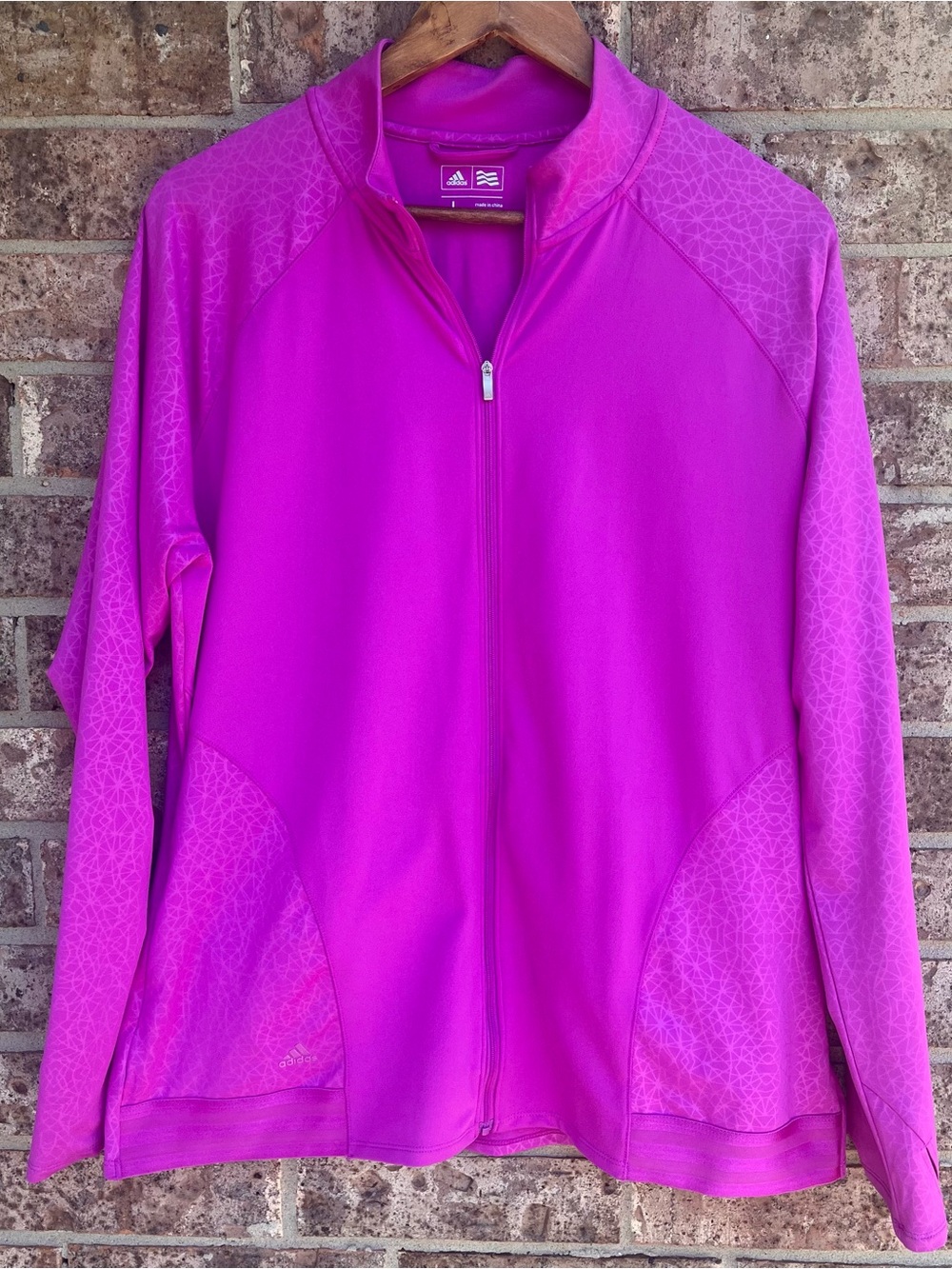 Adidas Gold Climalite Womens XL Full-Zip Utility Jacket Sugar Creek Country Club